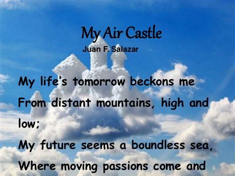 air castles by juan f. salazar meaning